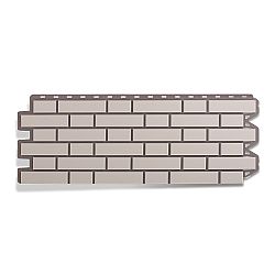 Фасадна панель - Клінкерна цегла Біла Фасадна панель - Клінкерна цегла Біла