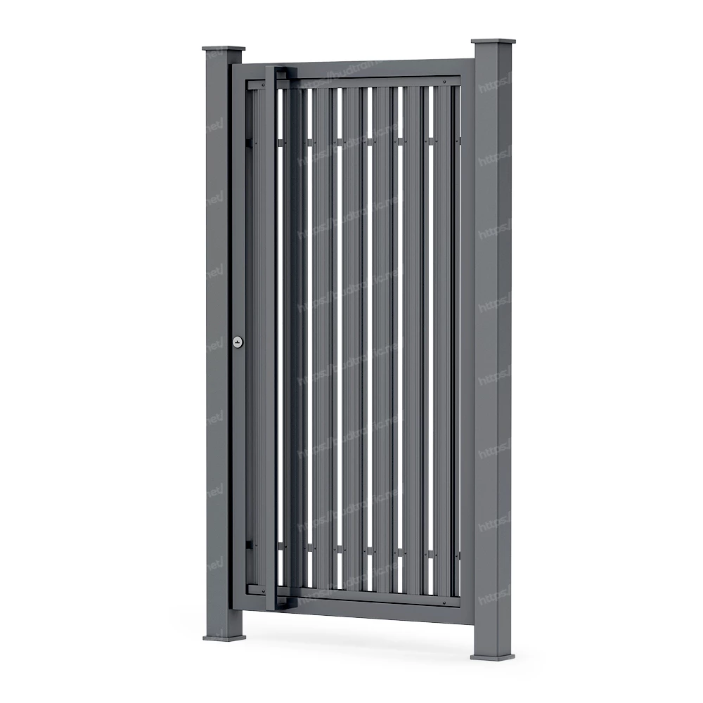 Хвіртка з металевих штахет