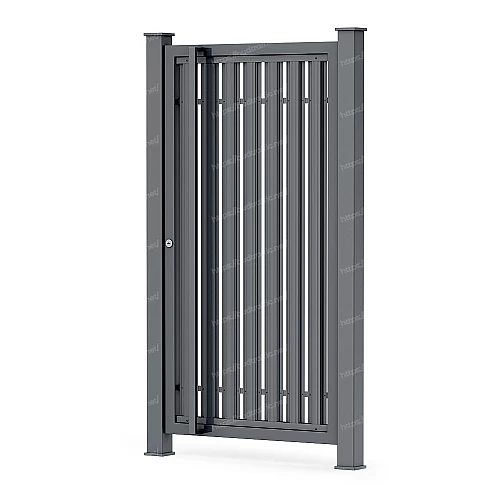 Хвіртка з металевих штахет