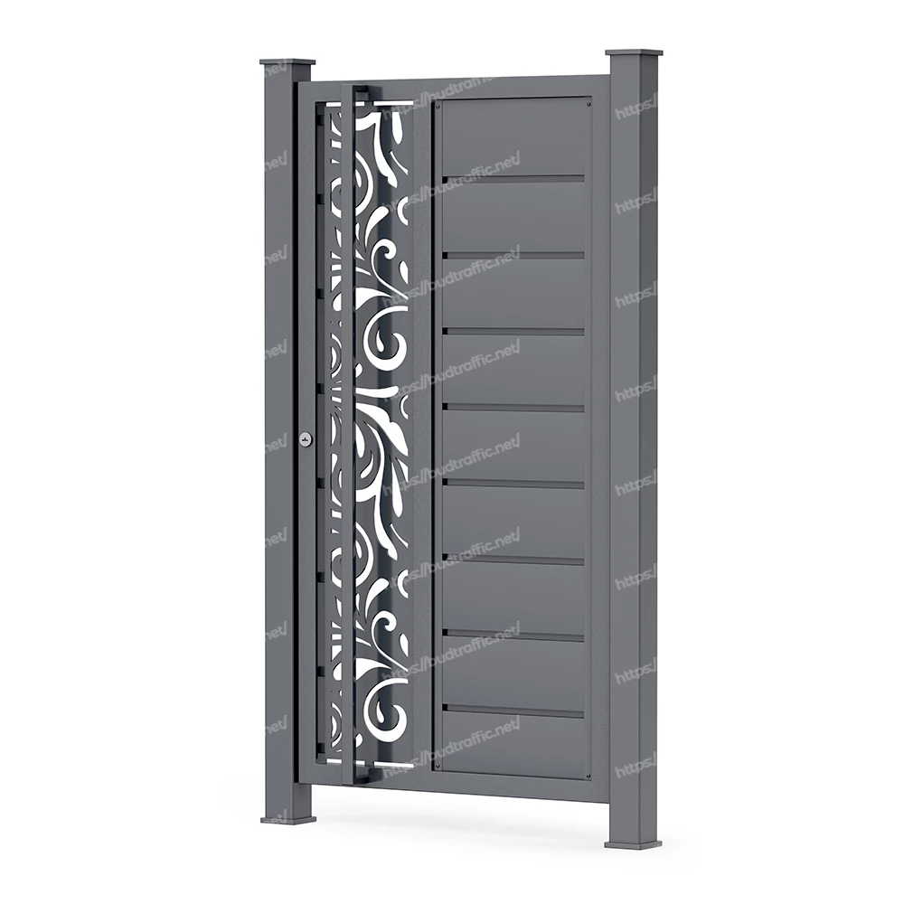 Хвіртка Горизонт з декоративною вставкою