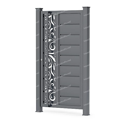 Хвіртка Горизонт з декоративною вставкою