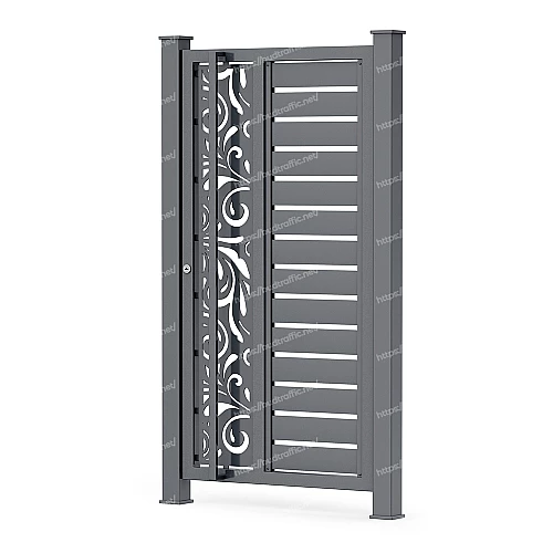 Хвіртка Ранчо з декоративною вставкою