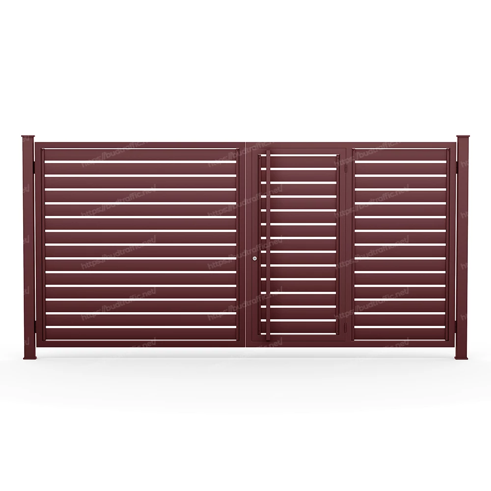 Розпашні ворота з хвірткою всередині Ранчо