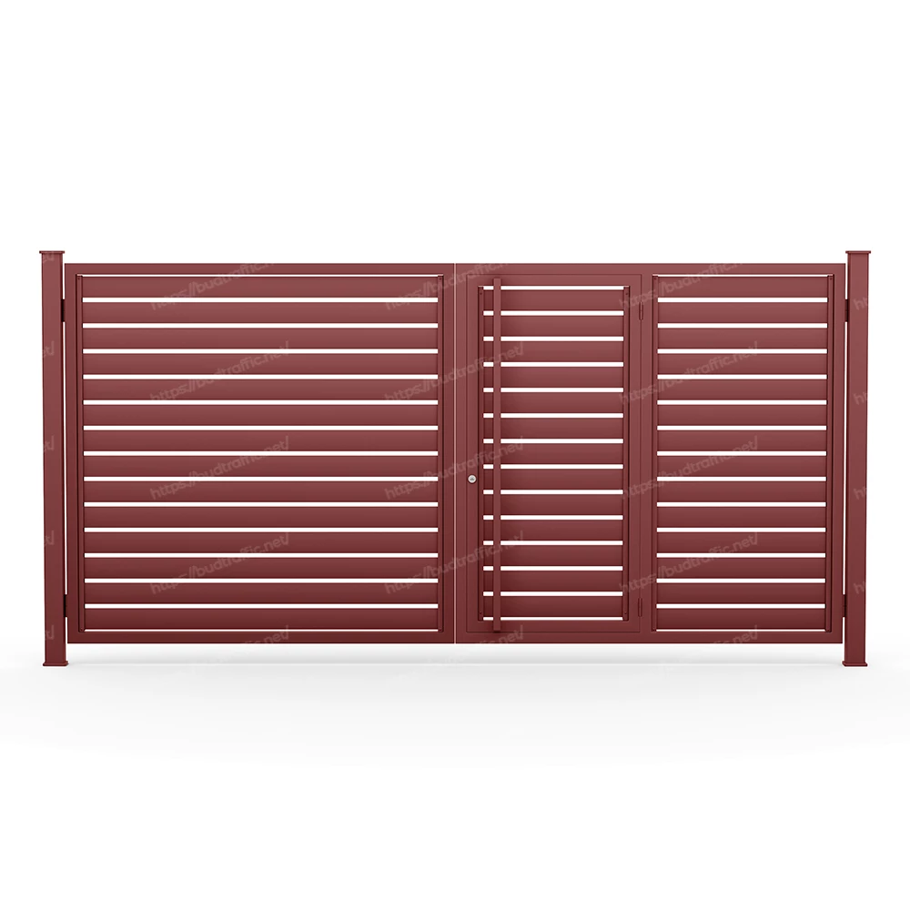 Розпашні ворота з хвірткою всередині Ранчо
