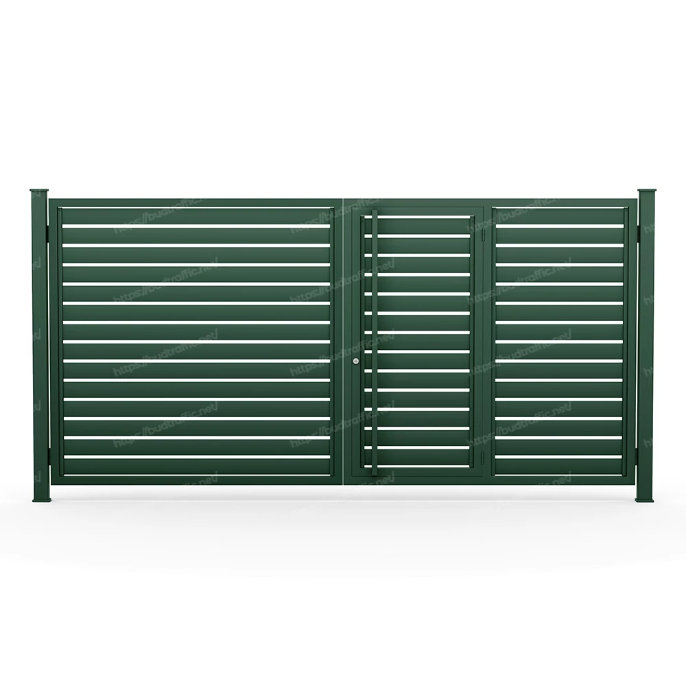 Розпашні ворота з хвірткою всередині Ранчо