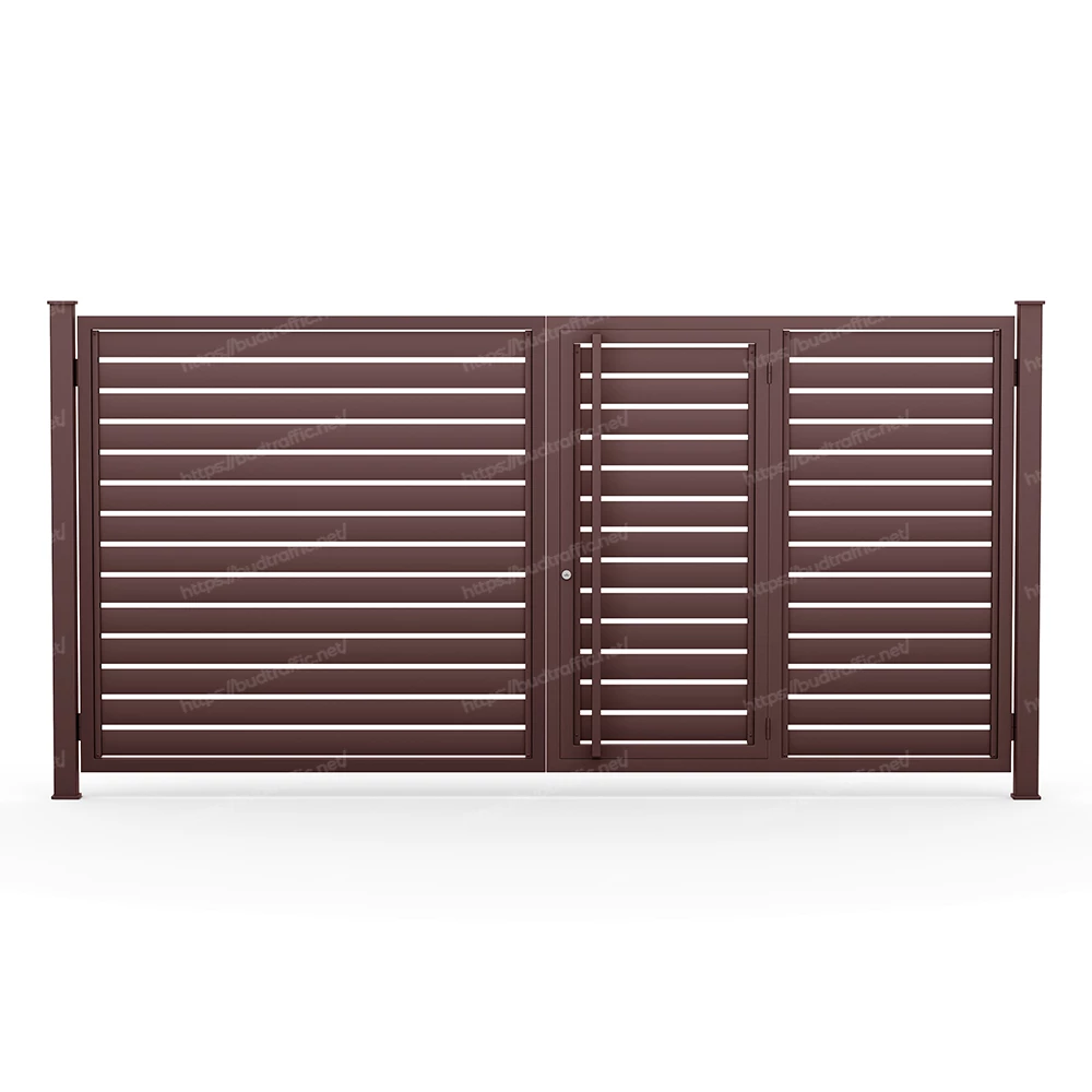 Розпашні ворота з хвірткою всередині Ранчо