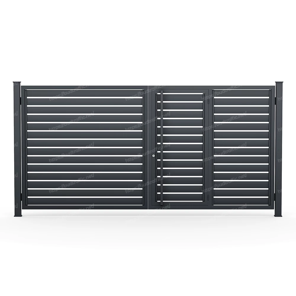 Розпашні ворота з хвірткою всередині Ранчо