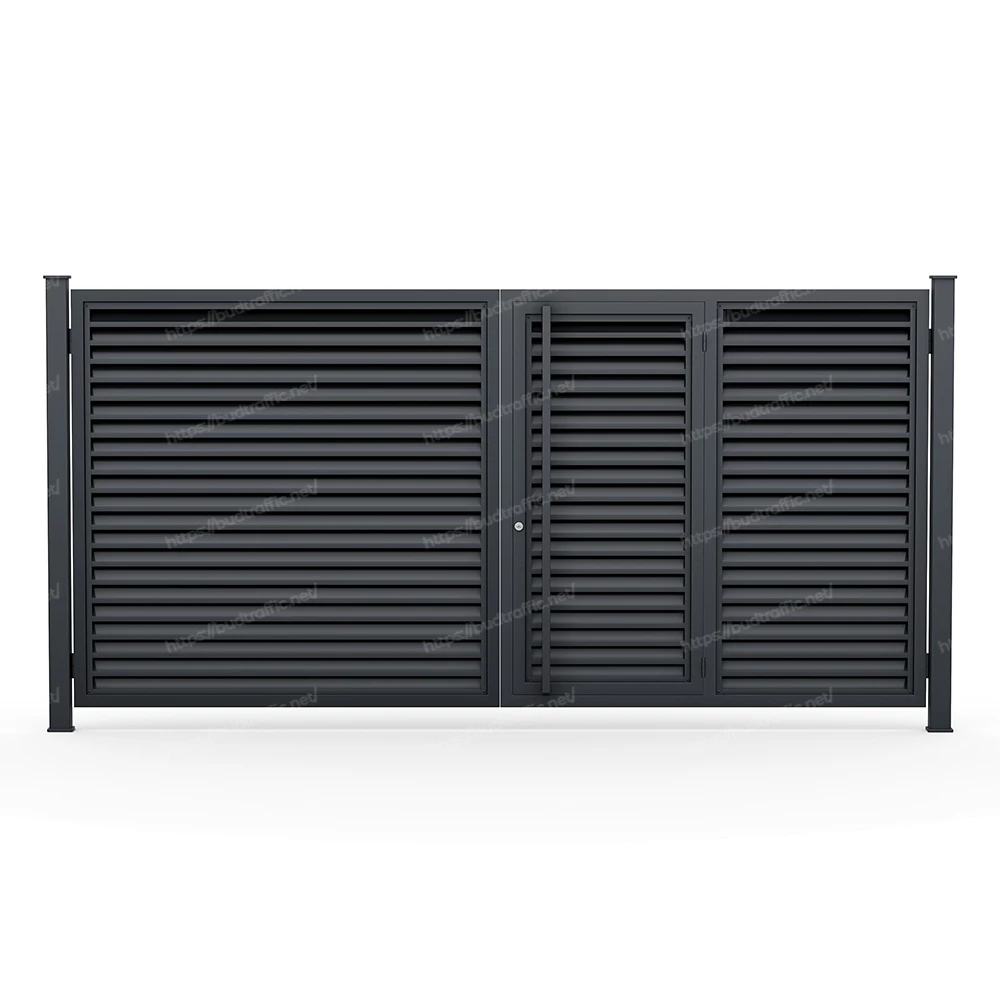 Комплект для розпашних воріт з хвірткою всередині Жалюзі (Зроби сам)