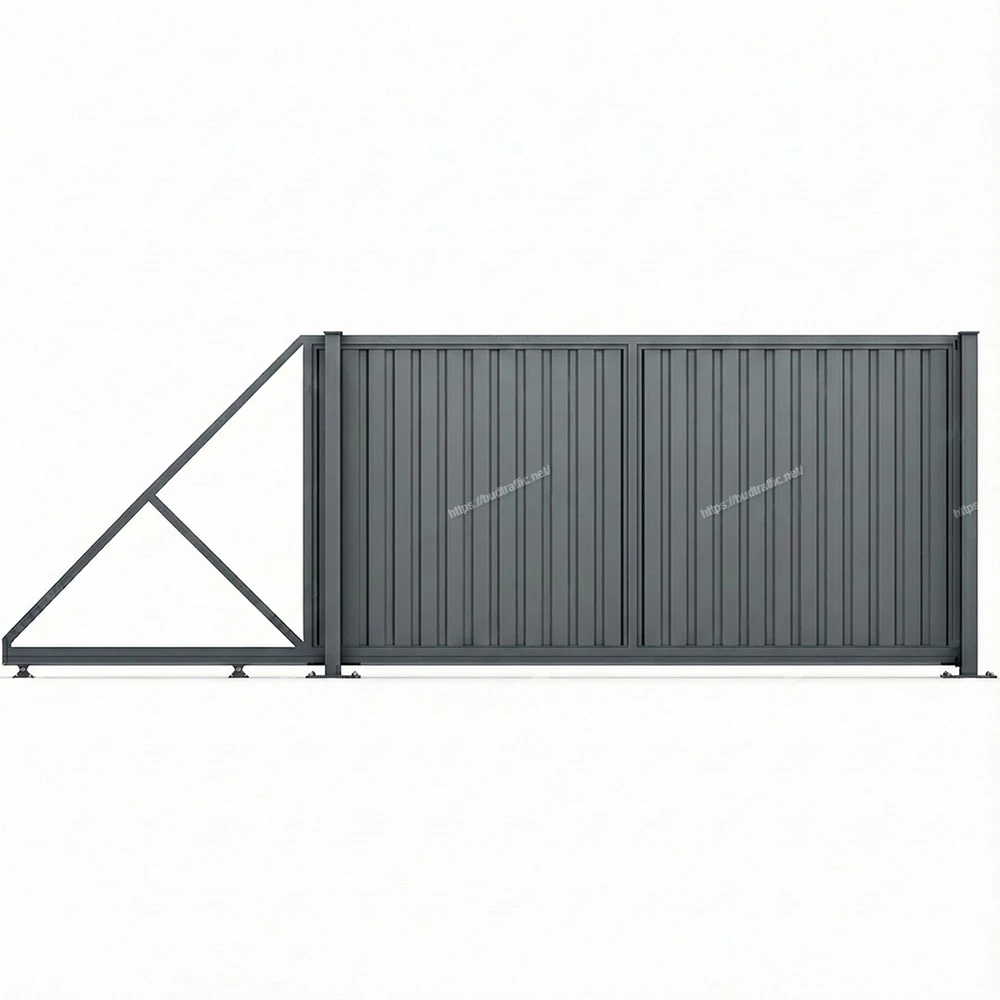 Відкатні ворота з профнастилу