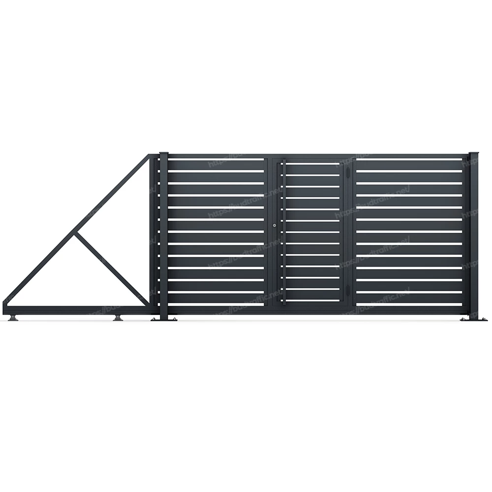 Комплект для відкатних воріт Ранчо з хвірткою всередині (Звари сам)