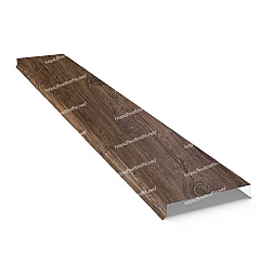 Парапет плоский під дерево Південна Корея 0.4мм Парапет плоский під дерево Південна Корея 0.4мм