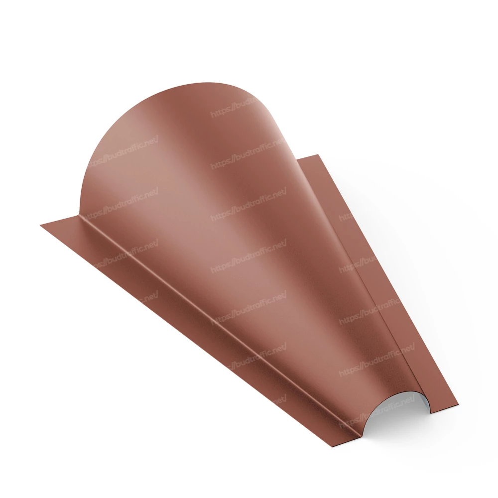 Заглушка конька круглого конусна Луцьк ціна купити