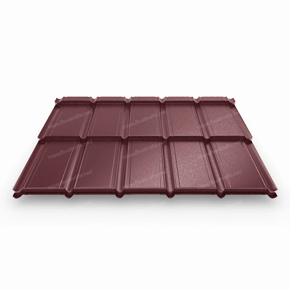 Модульна металочерепиця Рубін Crystal Австрія 0.5мм Луцьк ціна купити