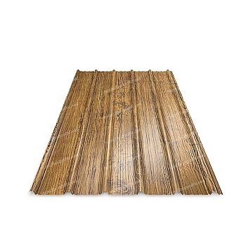 Профнастил Beta Plus під дерево двосторонній Україна 0.4мм