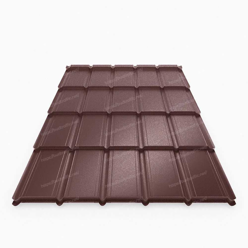 Металочерепиця Rubin Crystal Польща 0.5мм