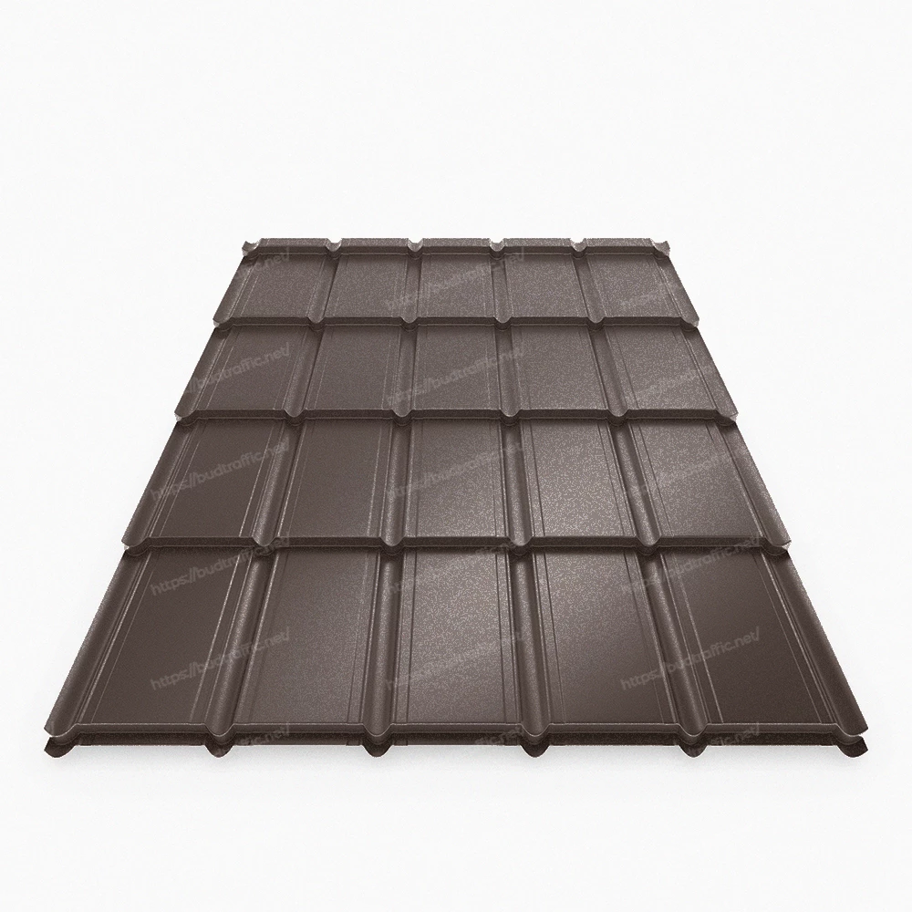 Металочерепиця Rubin Crystal Польща 0.5мм