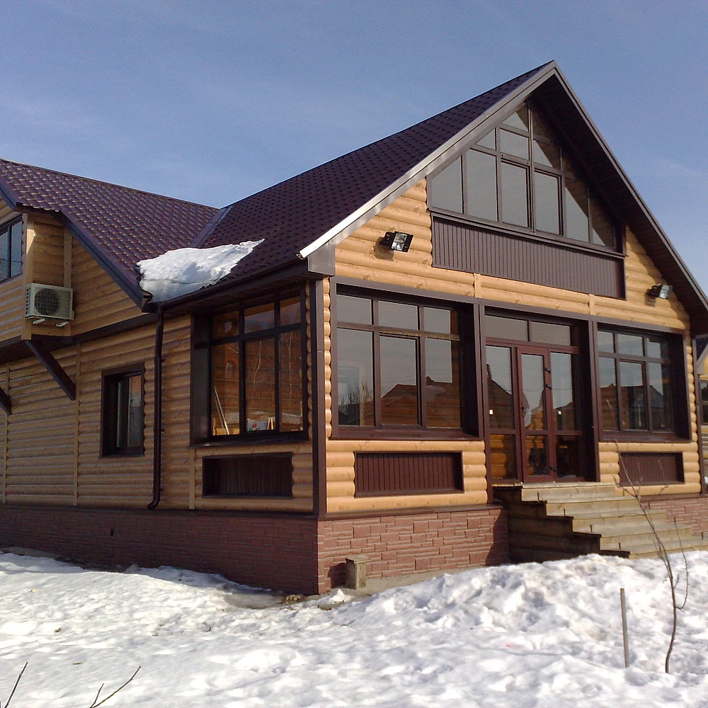 Блок Хаус під дерево металевий Printech 0.4мм Луцьк ціна купити