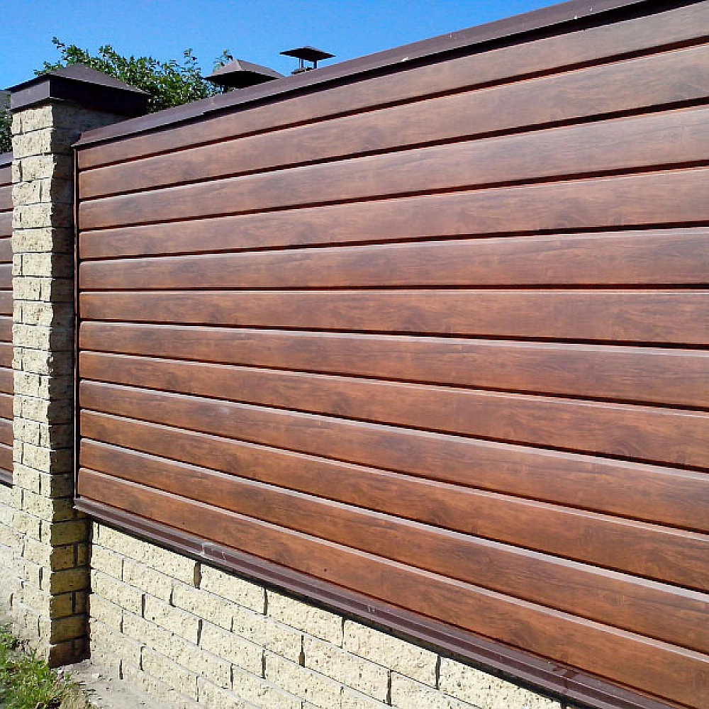 Фальш брус під дерево металевий Китай 0.4мм Луцьк ціна купити