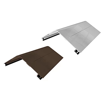 Алюмінієвий коньково-з'єднувальний профіль