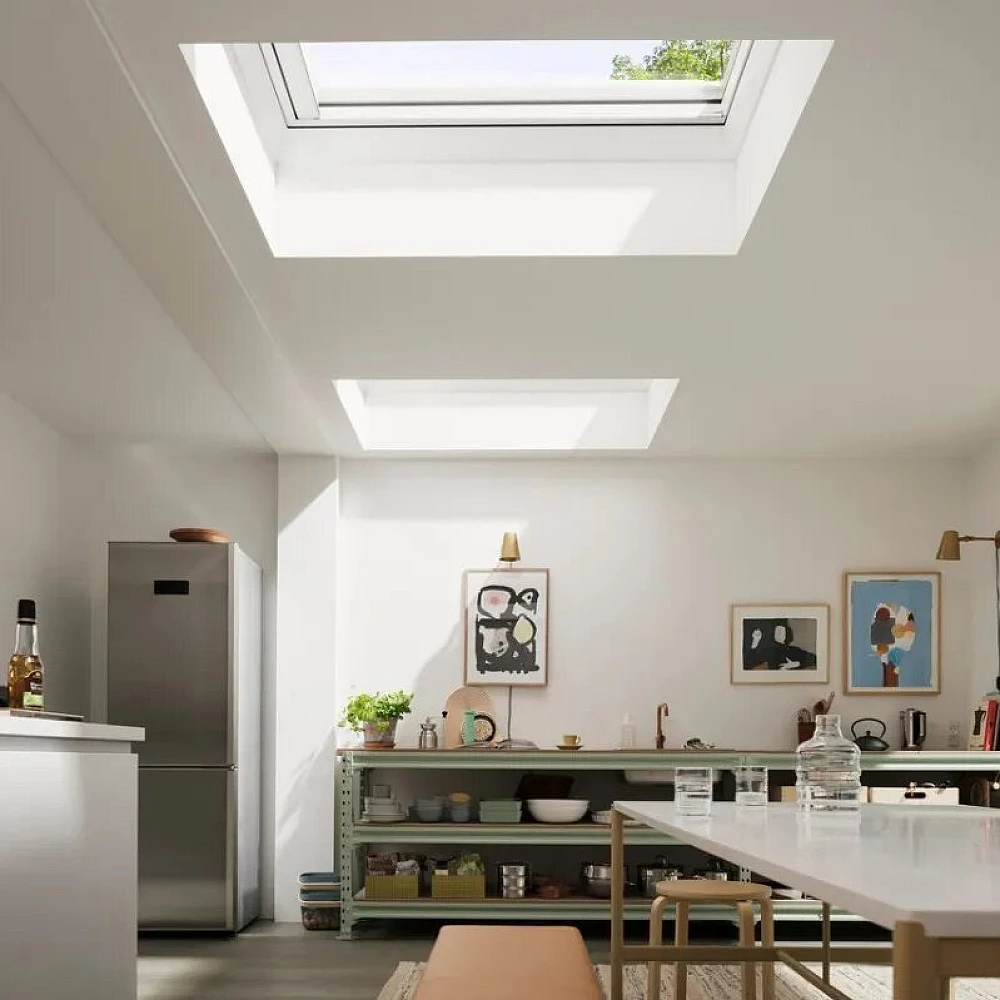 Грухе зенітне вікно Velux СFP 0073+ ISD 0100/0000 90х120см