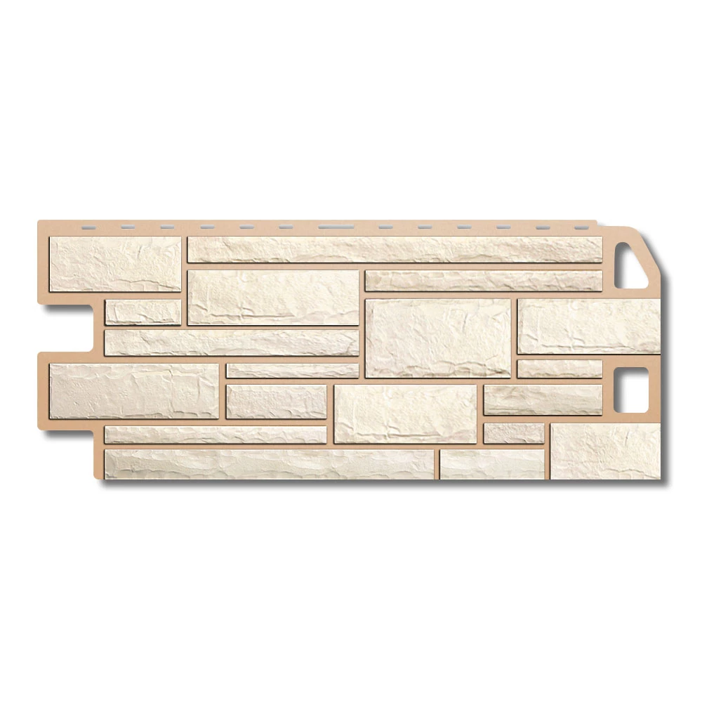 Фасадна панель - Камінь Білий