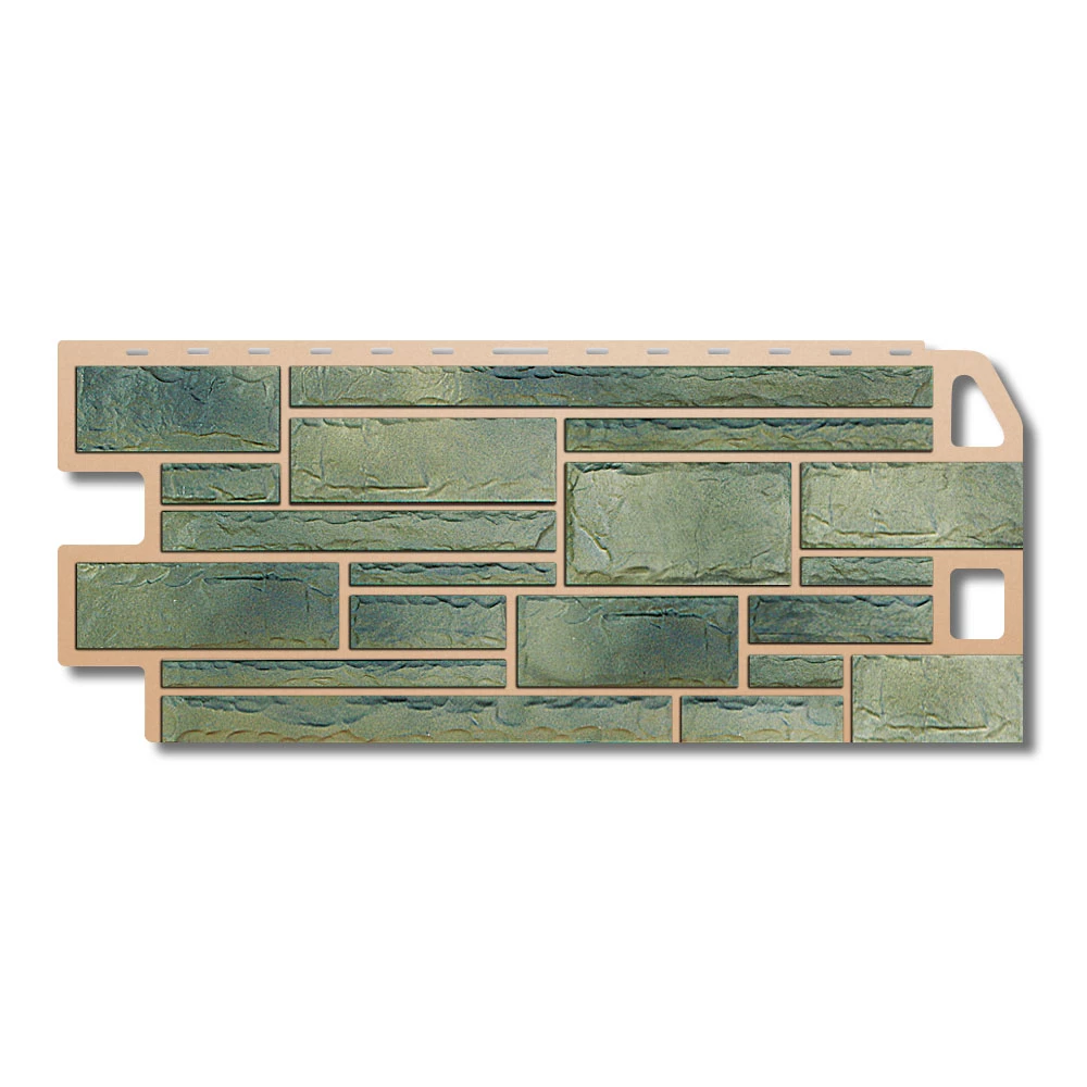 Фасадна панель - Камінь природний Малахіт