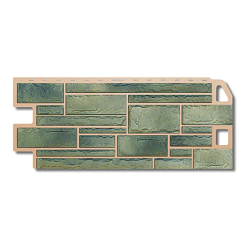 Фасадна панель - Камінь природний Малахіт