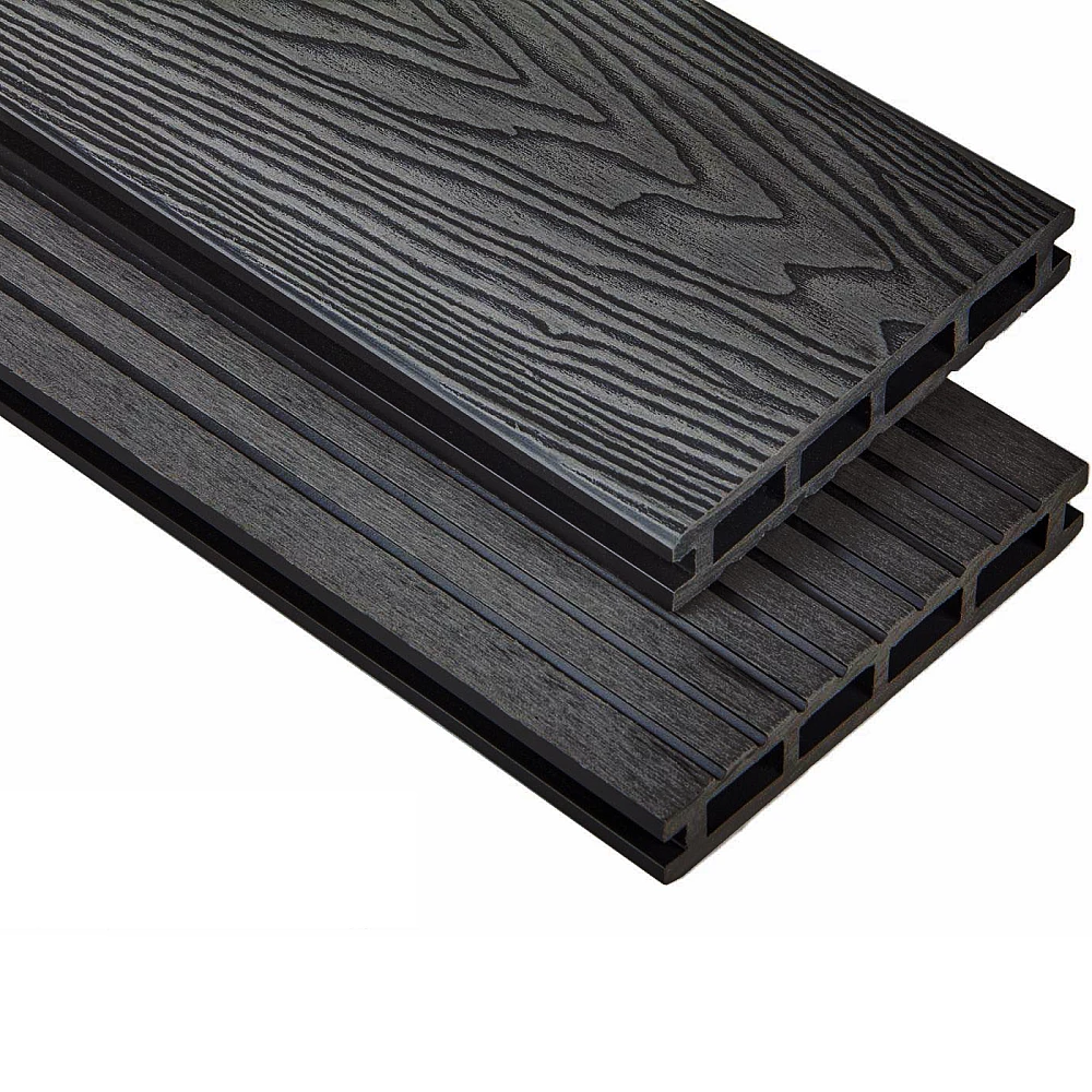 Polymer Wood Privat 3D 140х2200мм Антрацит