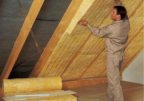 Мінвата для утеплення даху