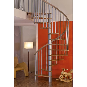 Гвинтові сходи SPIRAL WOOD Silver (Австрія)