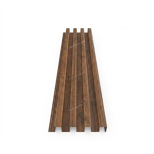 Преміум панель металева під дерево Південна Корея 0.4мм