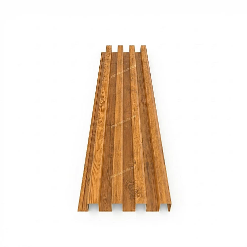 Преміум панель металева під дерево Україна 0.4мм