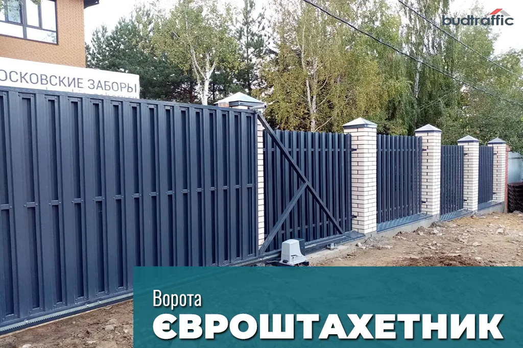 брама з євроштахет
