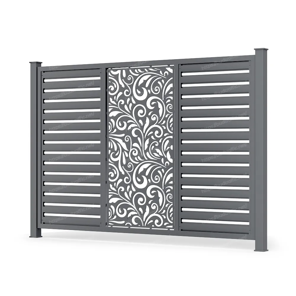 Паркан Ранчо з декоративною вставкою