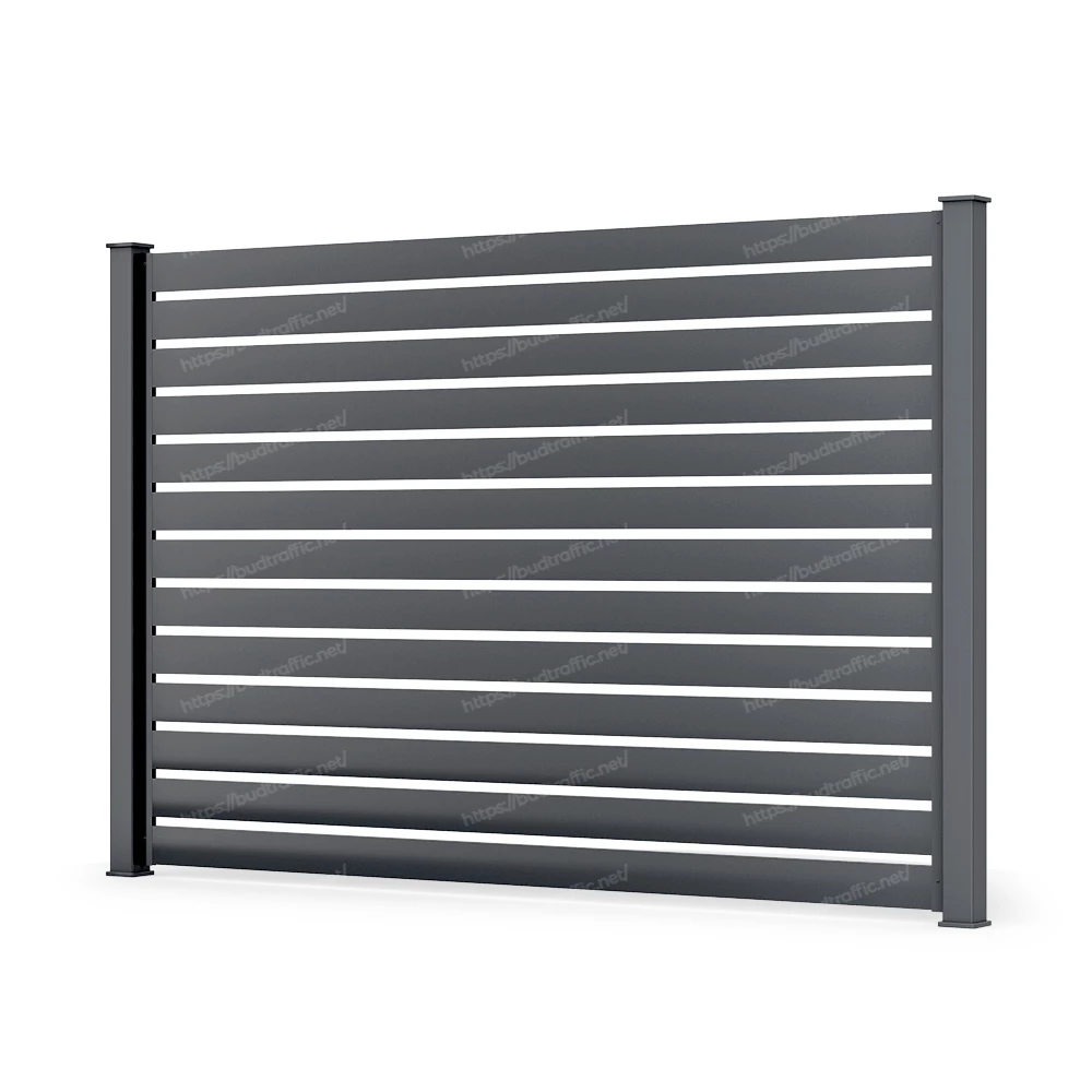 Металевий паркан Ранчо Дакота з класичним прямокутним профілем ламелі — надійне та лаконічне рішення від Budtraffic