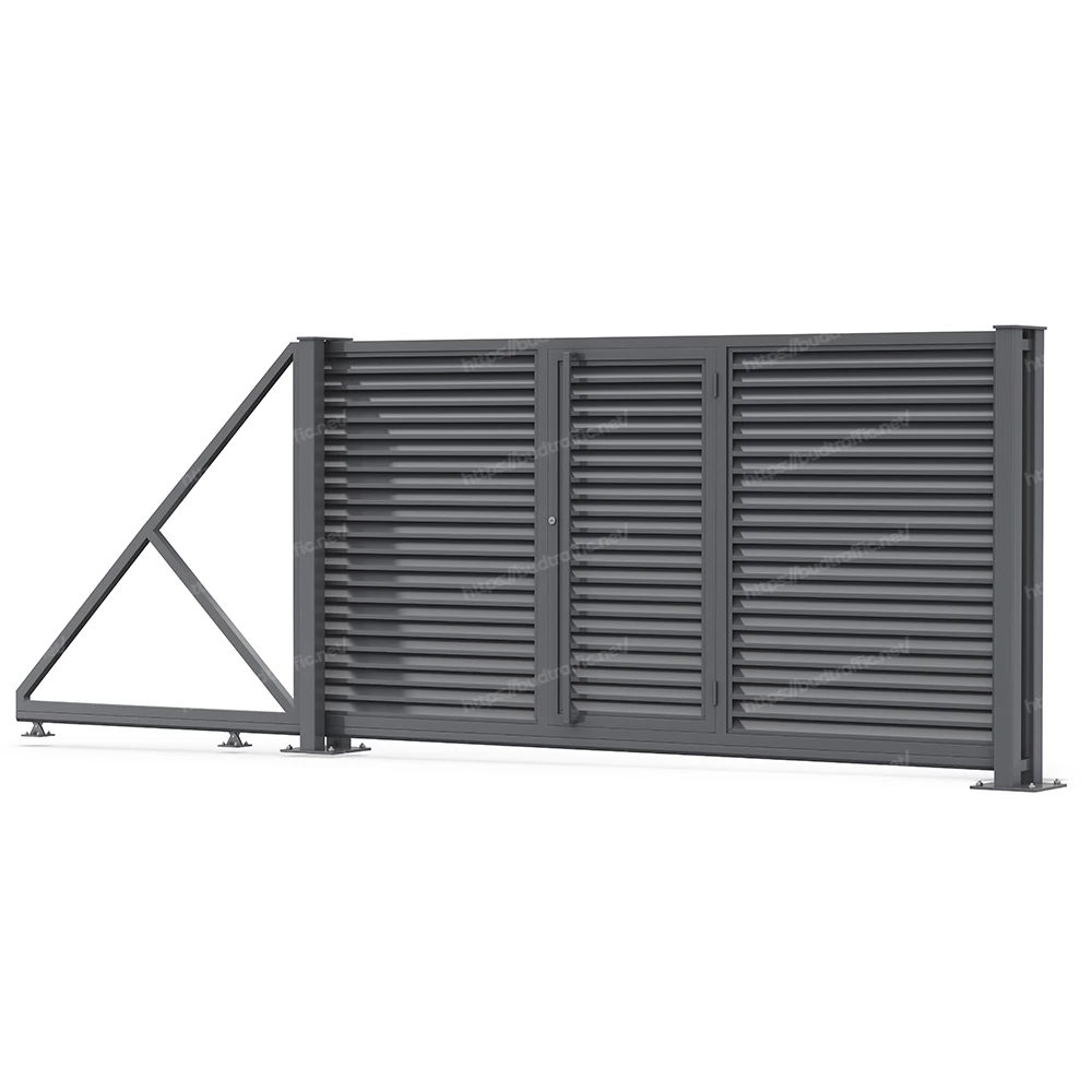 ворота жалюзі з вбудованою хвірткою