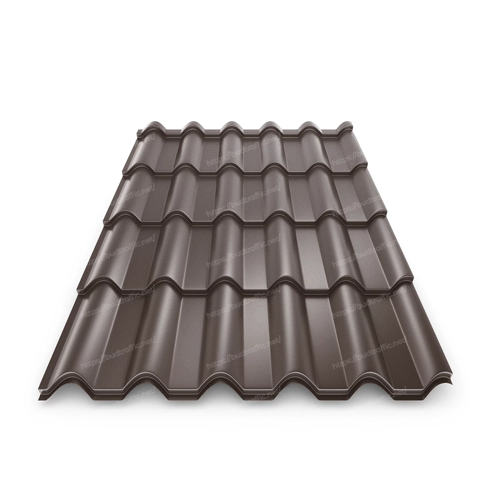 металочерепиця 8019 мат