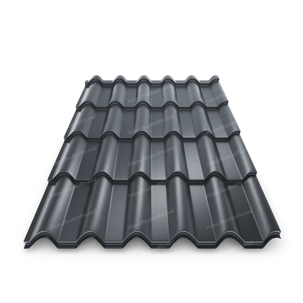 металочерепиця чорна