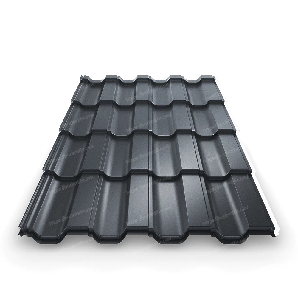 металочерепиця чорна