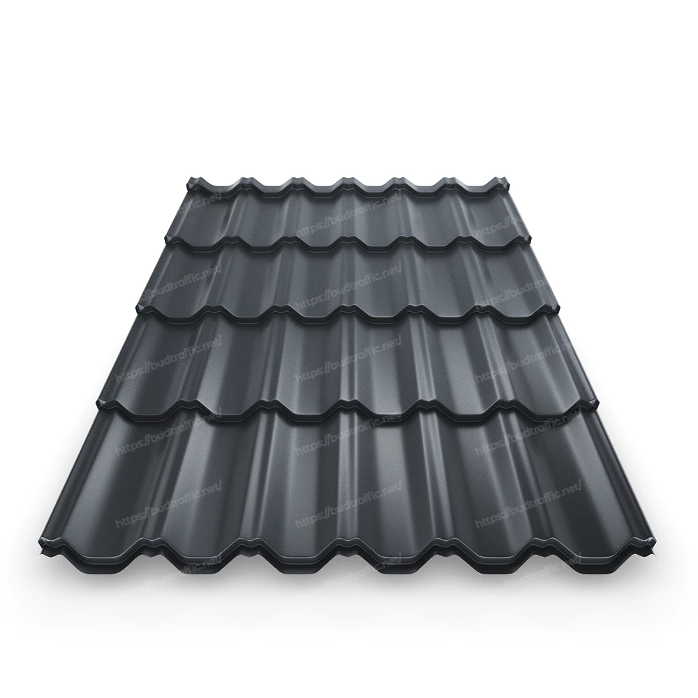 металочерепиця чорна