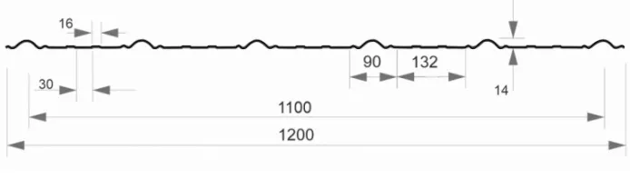 Профнастил Beta Plus Корея 0.45мм Профнастил Beta Plus Корея 0.45мм