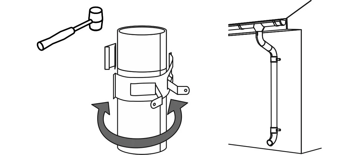 монтаж водостічної системи