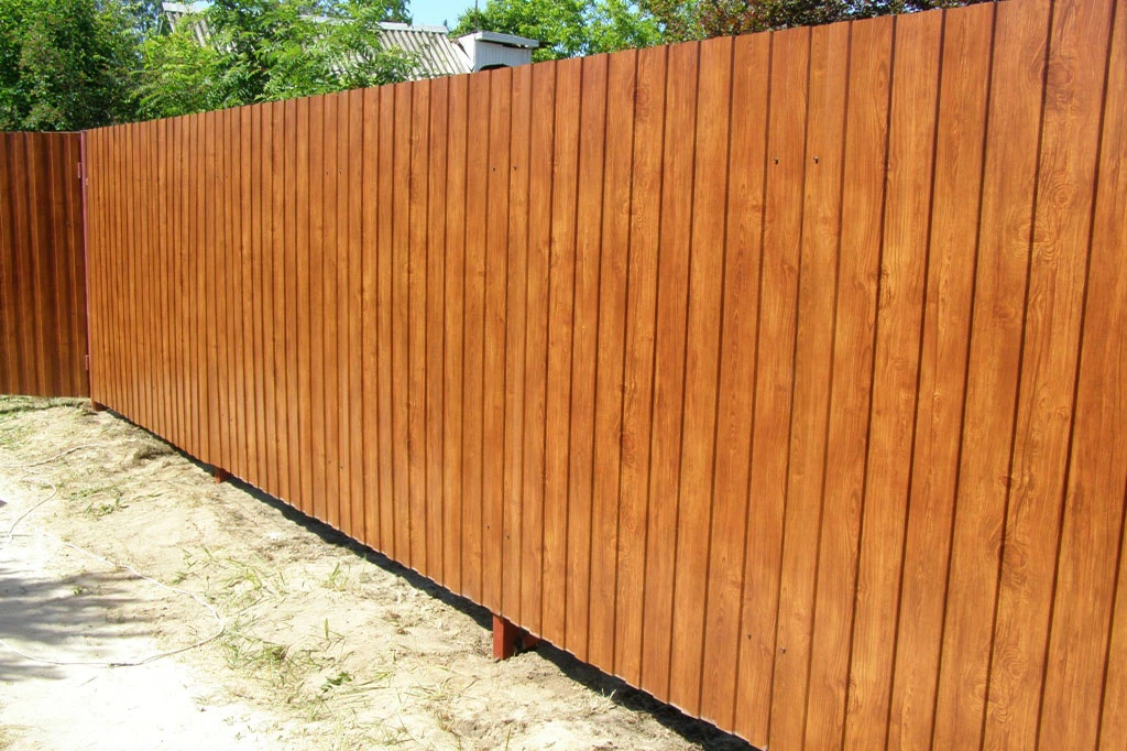 металопрофіль т 12 дерево дуб