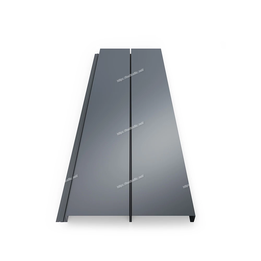 Фасадна металева панель сірий