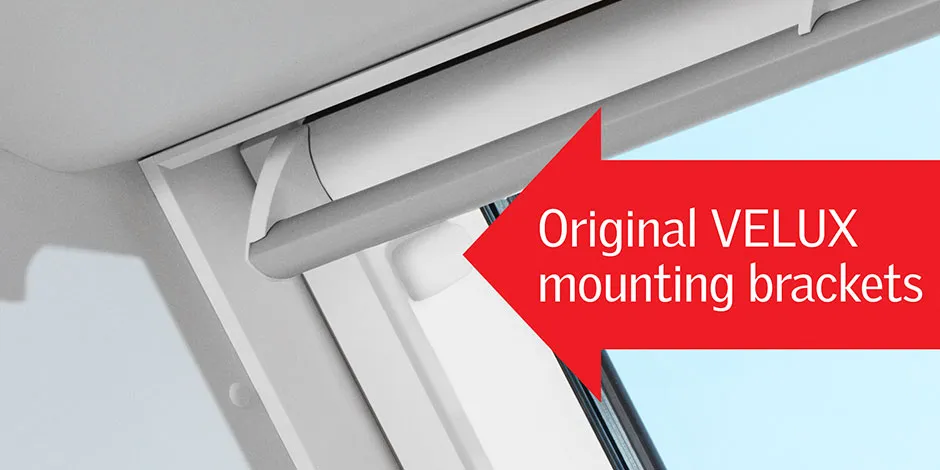 Рулонна штора на гачках VELUX RHL 66x118см