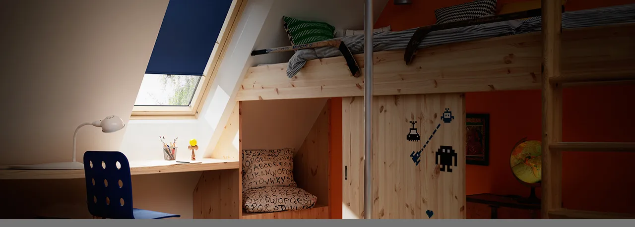 Рулонна штора на гачках VELUX RHL 66x118см