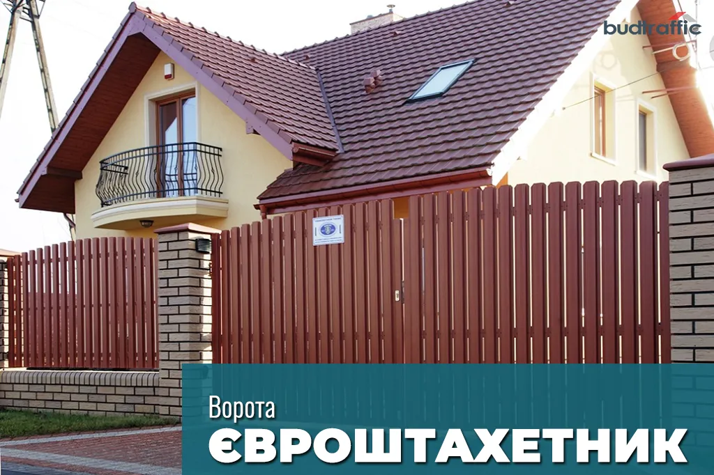 брама з євроштахет