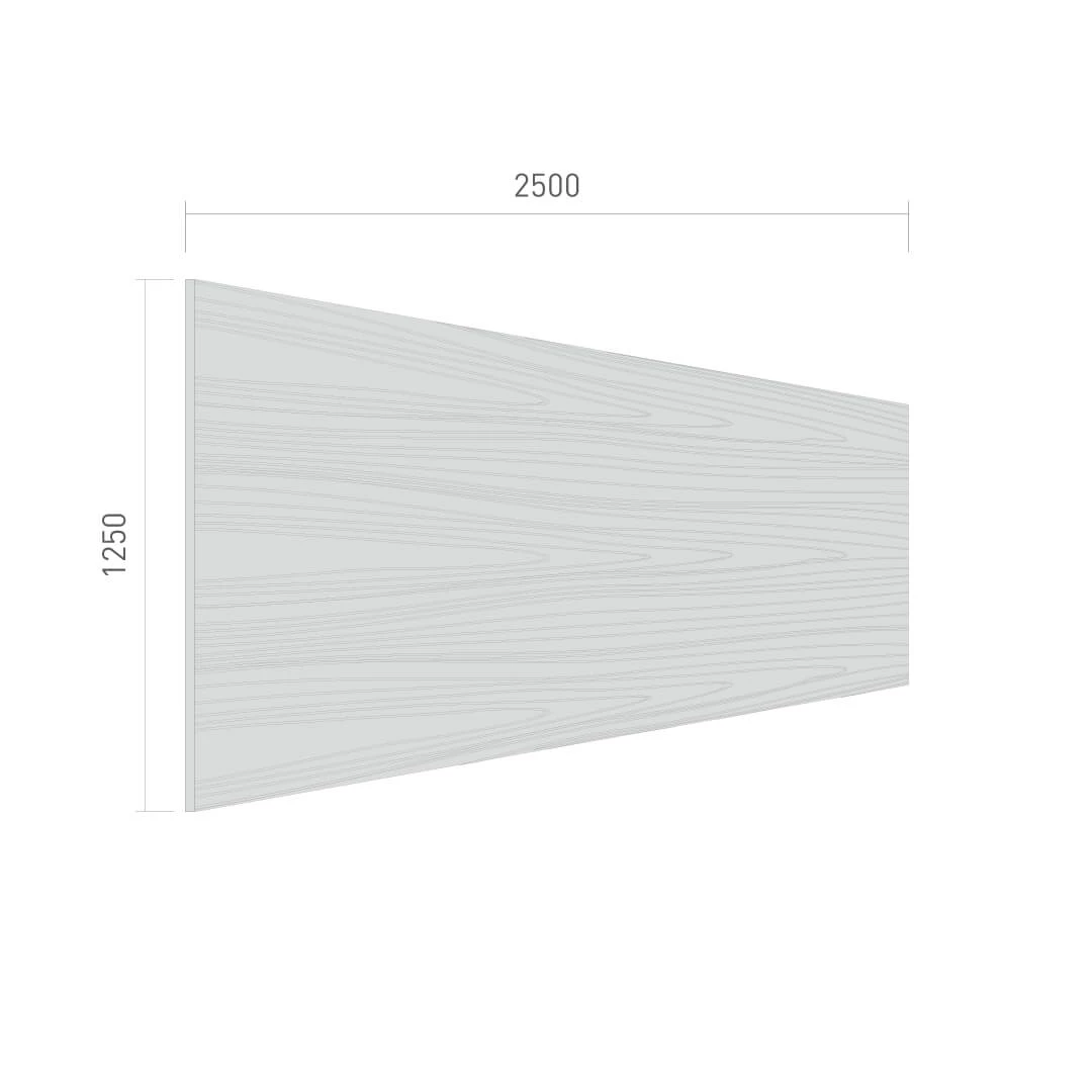 Плита фіброцементна з текстурою горіха Hekim 1250х2500мм