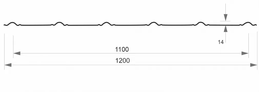 Профнастил Beta Корея