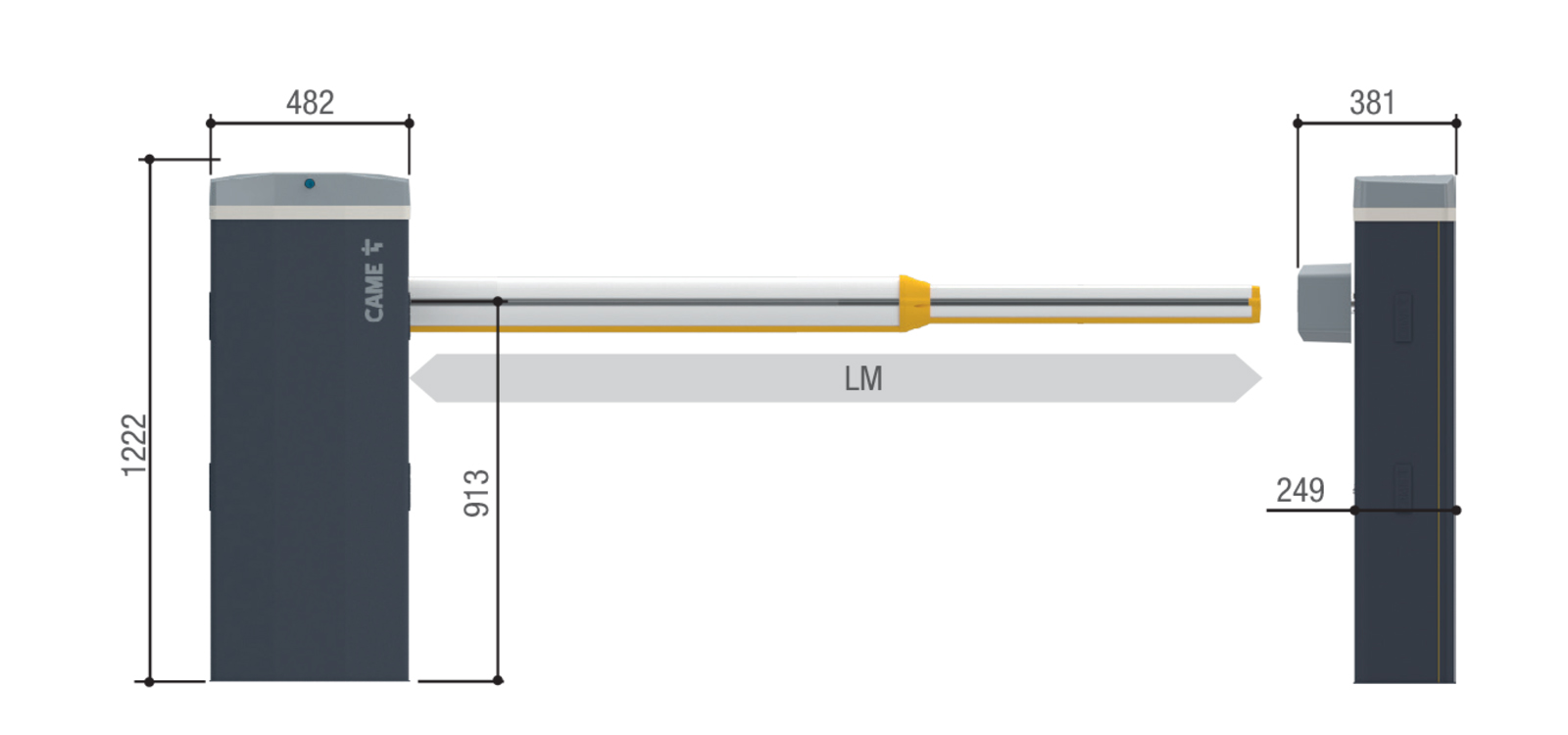 Шлагбаум CAME GARD GT4 (Італія)